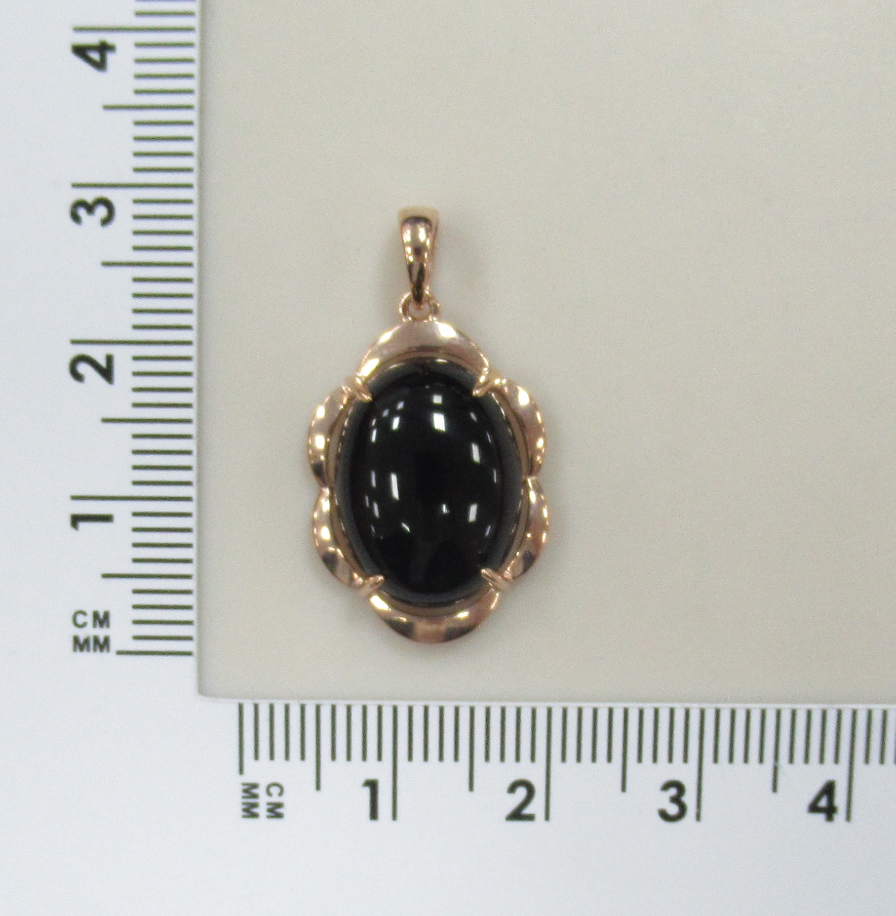 Серебряная подвеска с агатом